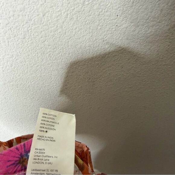 Free People Tessa Tapered Trousers Orange Floral Womens Pants Size 0 - Picture 7 of 7